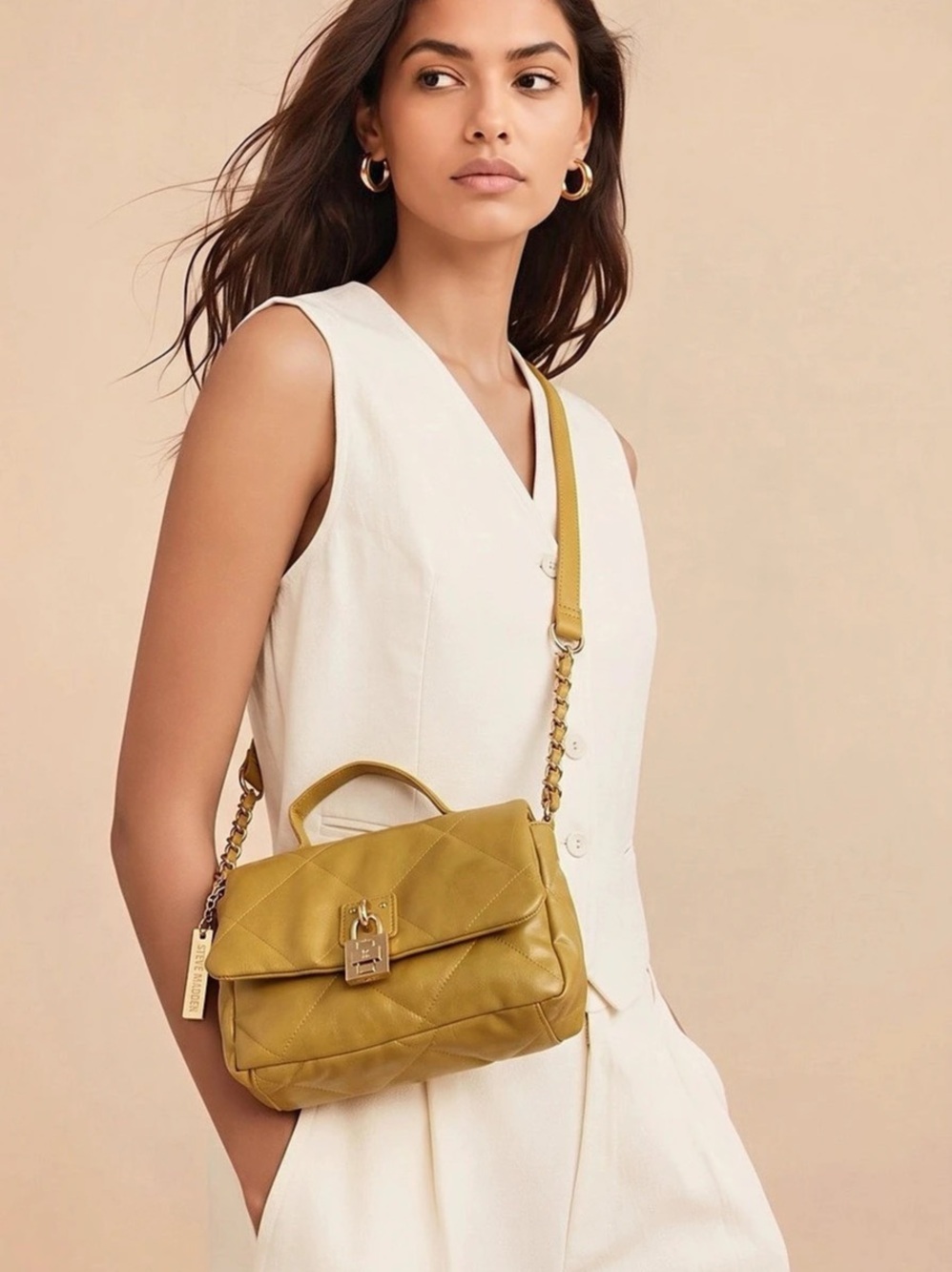 Steve Madden Yellow Crossbody Bag